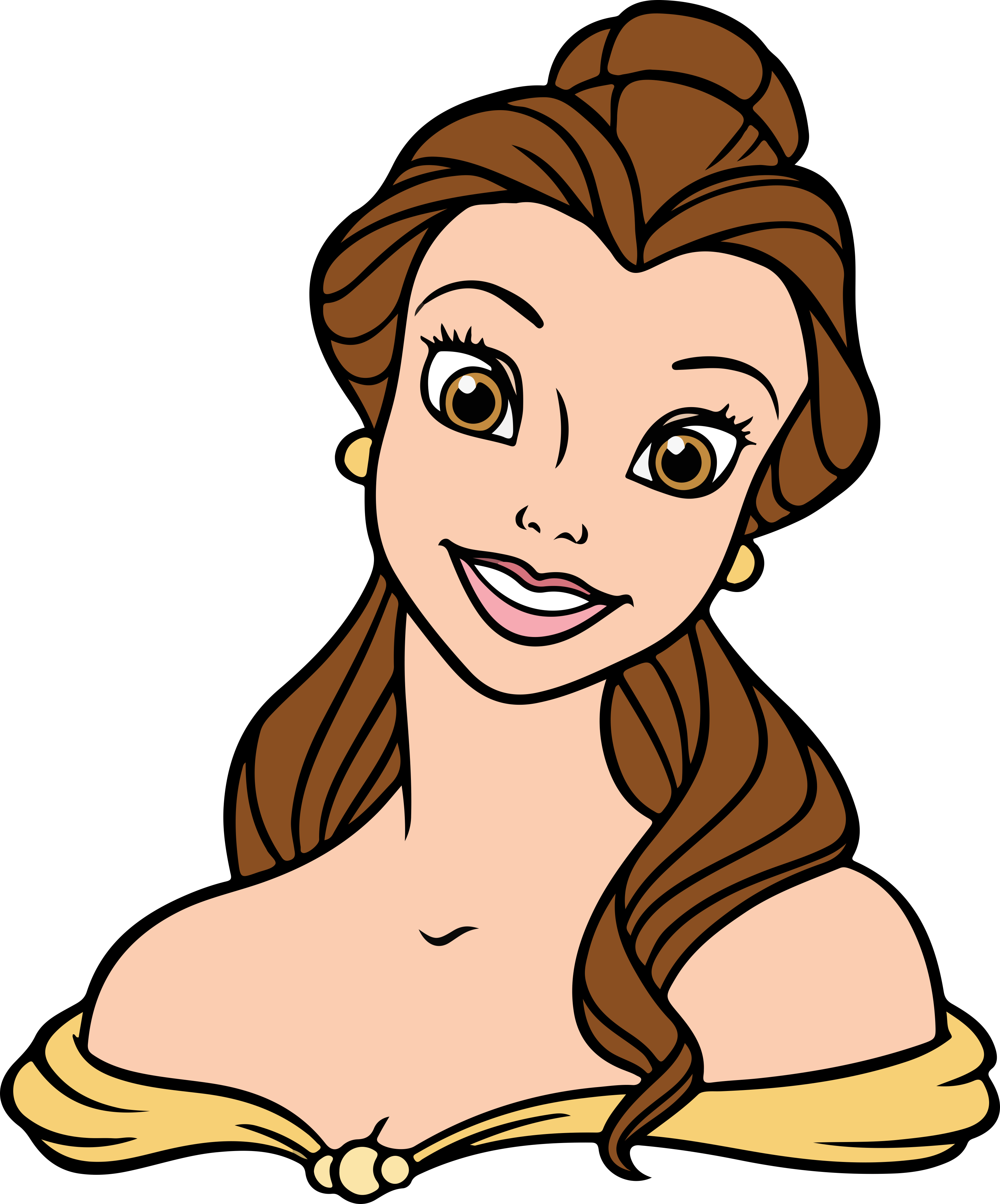 Beauty Beast 4 Outline Svg Vector Free Vectors